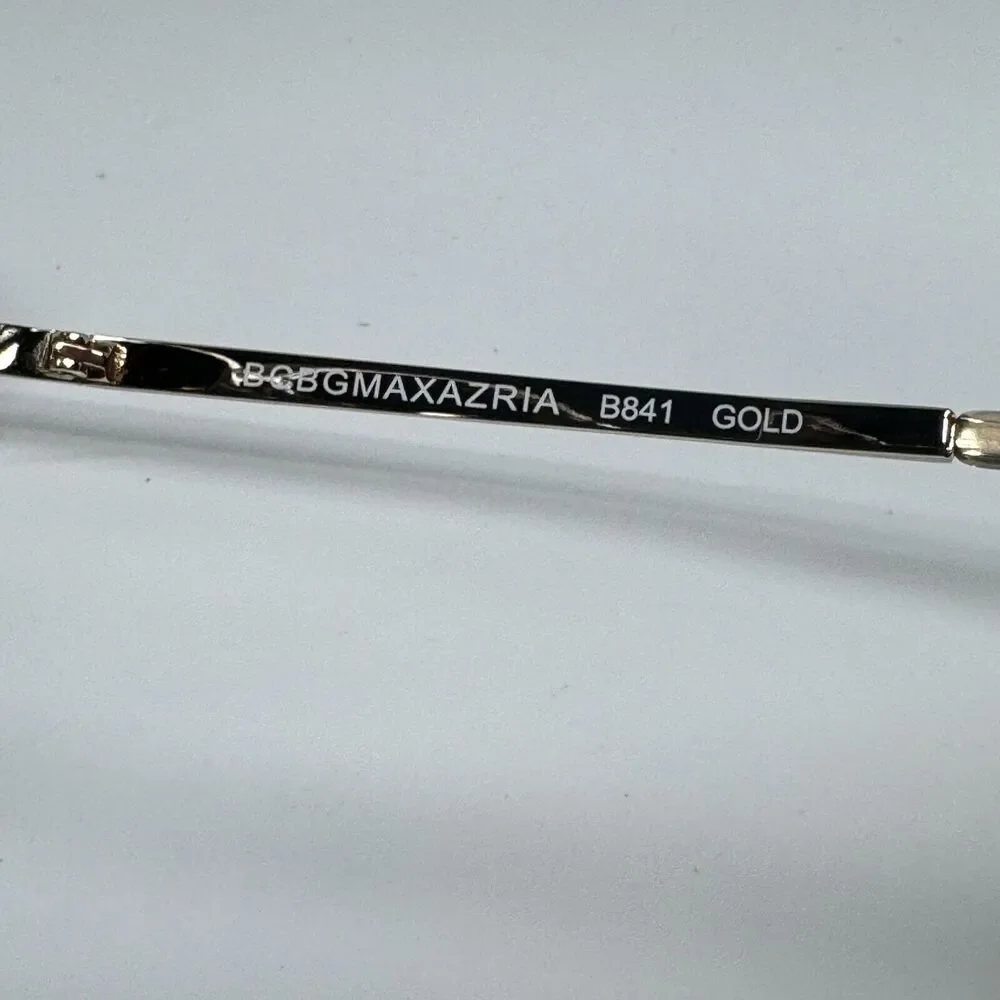 BCBGMAXAZRIA B841 Gold‎ Sunglasses Frames womens H13495